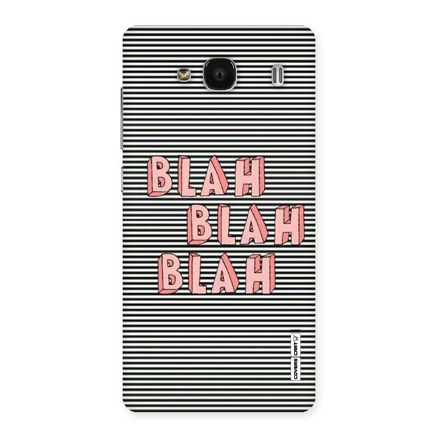 Blah Stripes Back Case for Redmi 2 Prime