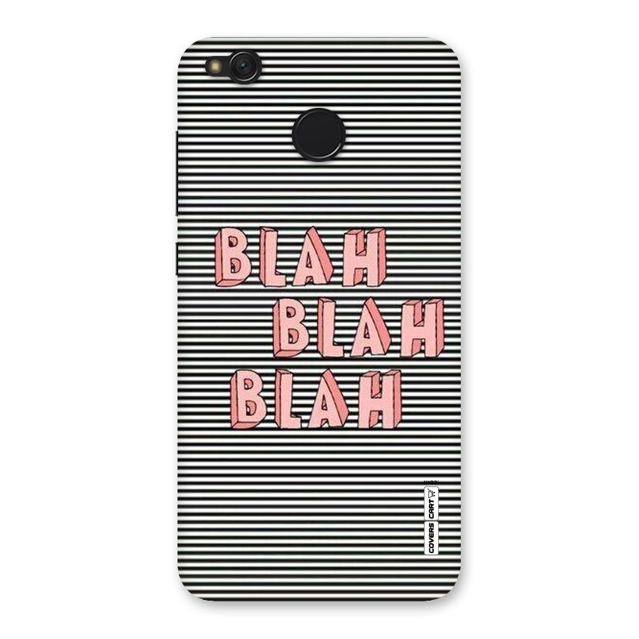 Blah Stripes Back Case for Redmi 4