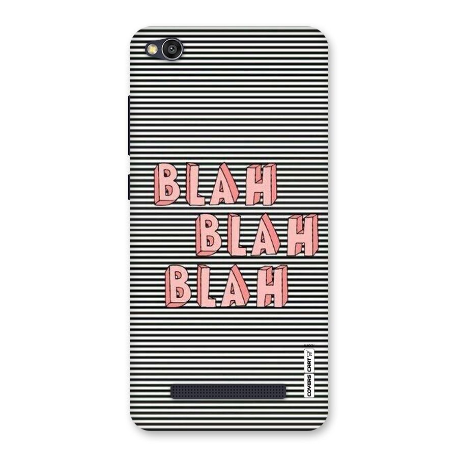 Blah Stripes Back Case for Redmi 4A