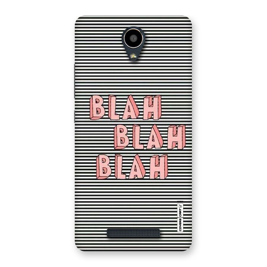Blah Stripes Back Case for Redmi Note 2