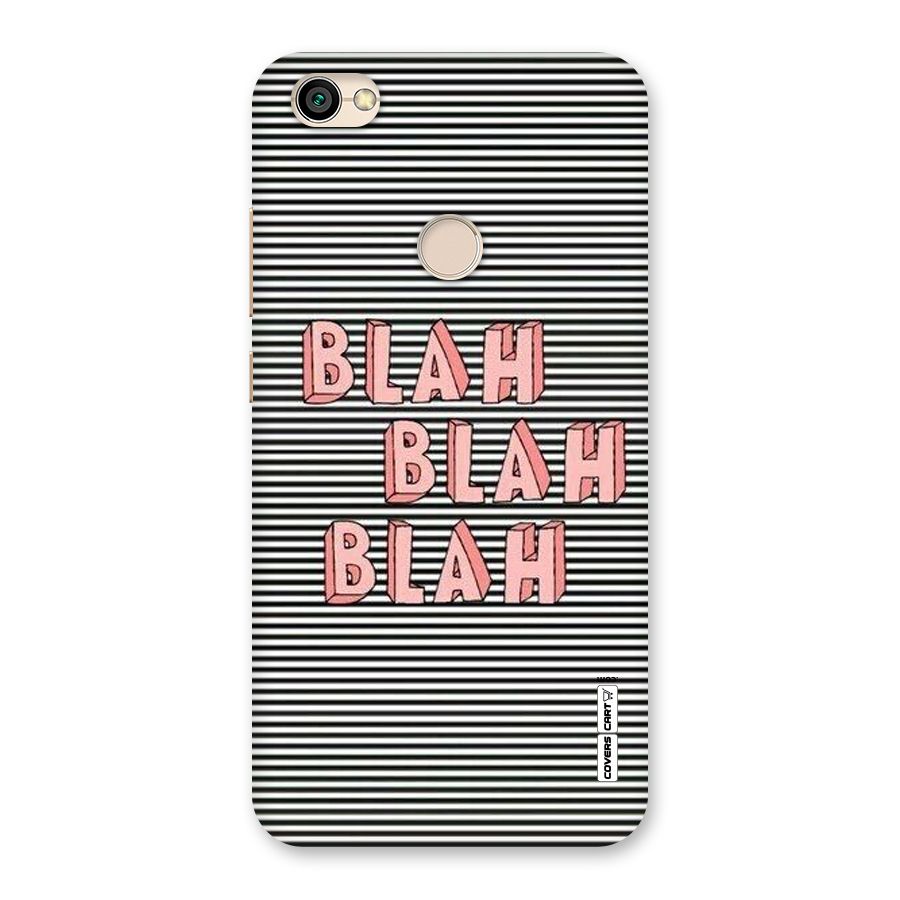 Blah Stripes Back Case for Redmi Y1 2017