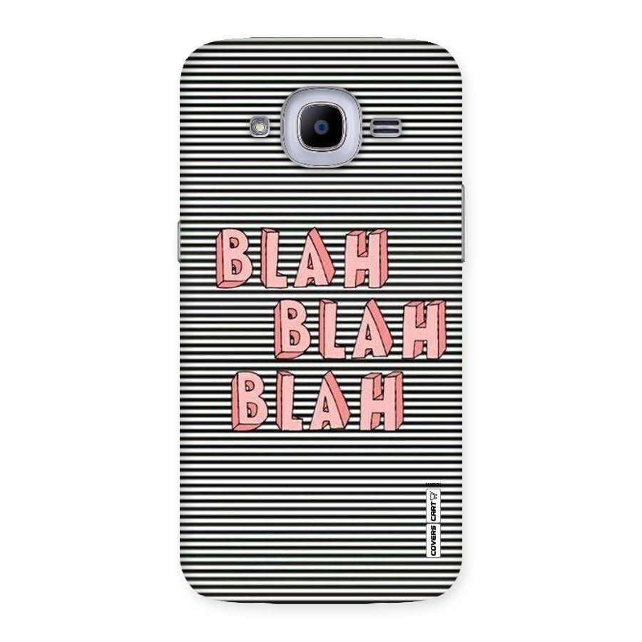 Blah Stripes Back Case for Samsung Galaxy J2 2016