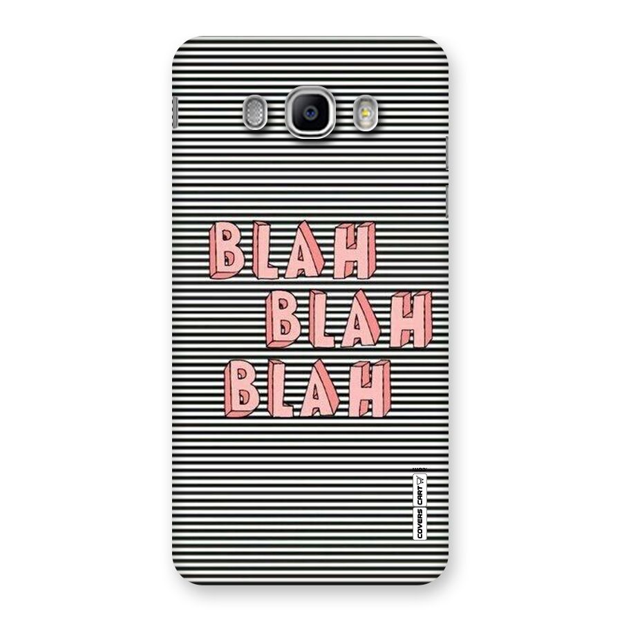 Blah Stripes Back Case for Samsung Galaxy J5 2016