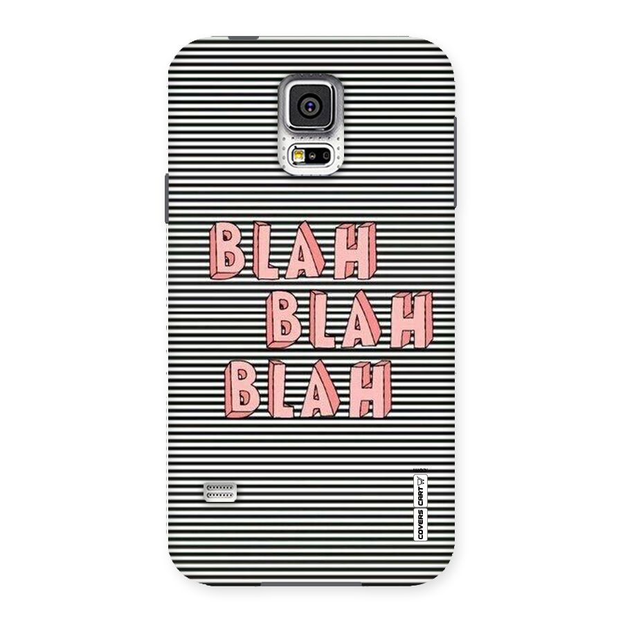 Blah Stripes Back Case for Samsung Galaxy S5