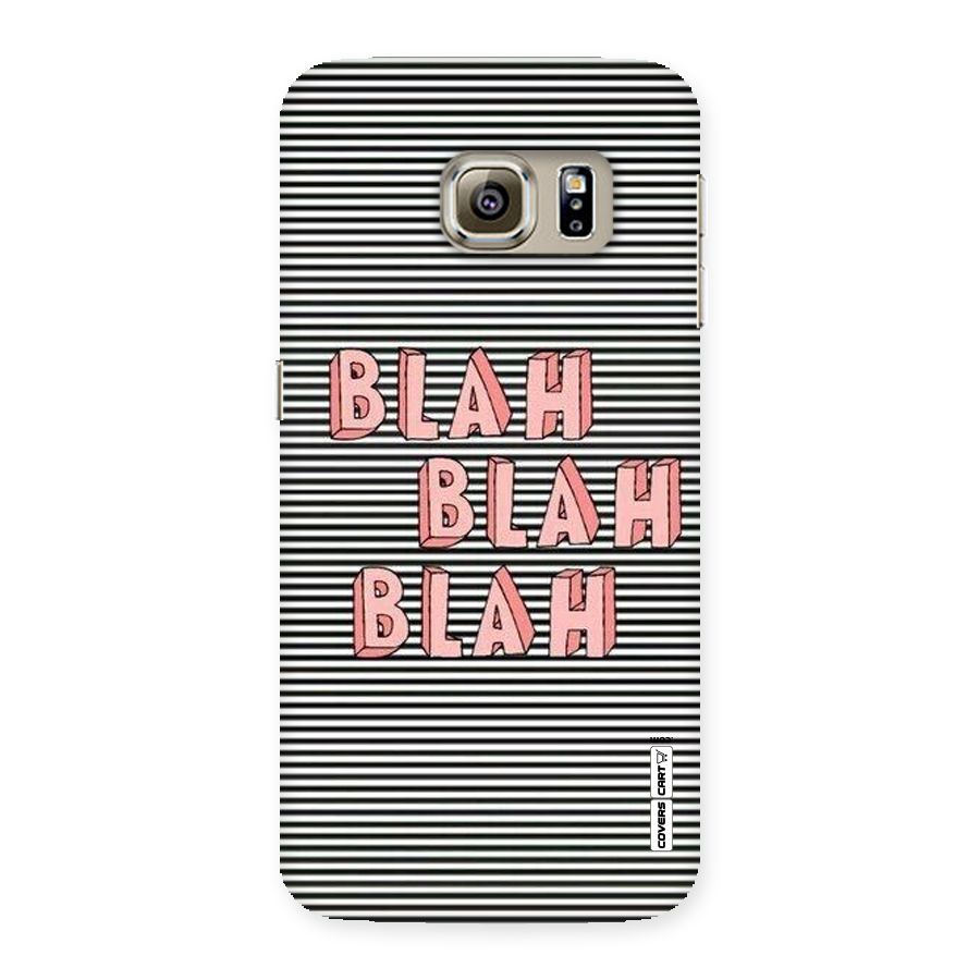 Blah Stripes Back Case for Samsung Galaxy S6 Edge
