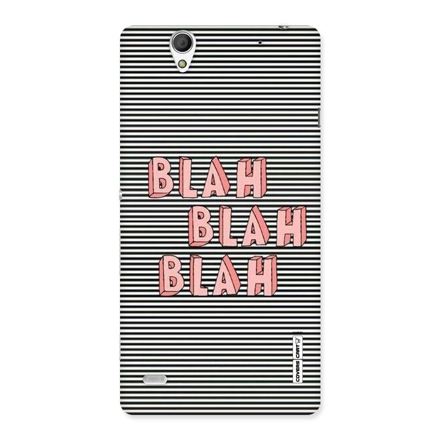 Blah Stripes Back Case for Sony Xperia C4