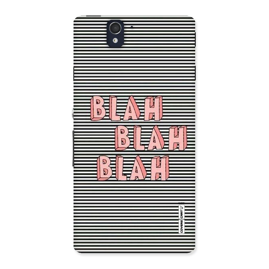 Blah Stripes Back Case for Sony Xperia Z