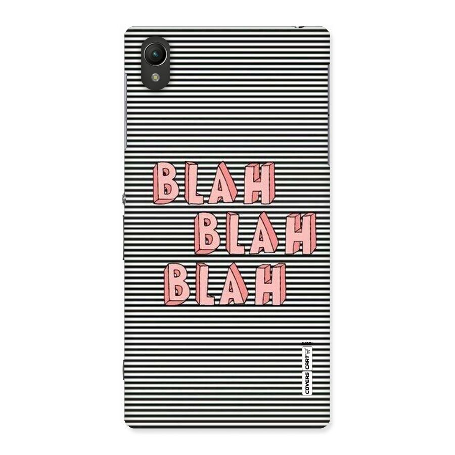 Blah Stripes Back Case for Sony Xperia Z1