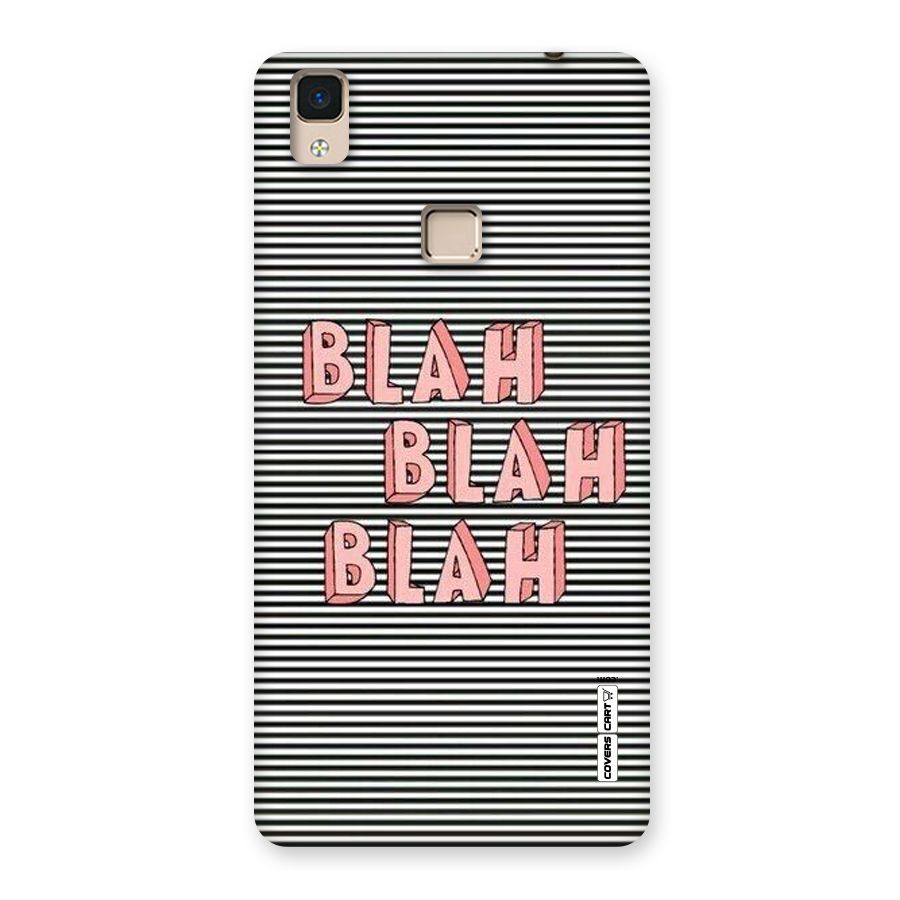 Blah Stripes Back Case for V3 Max