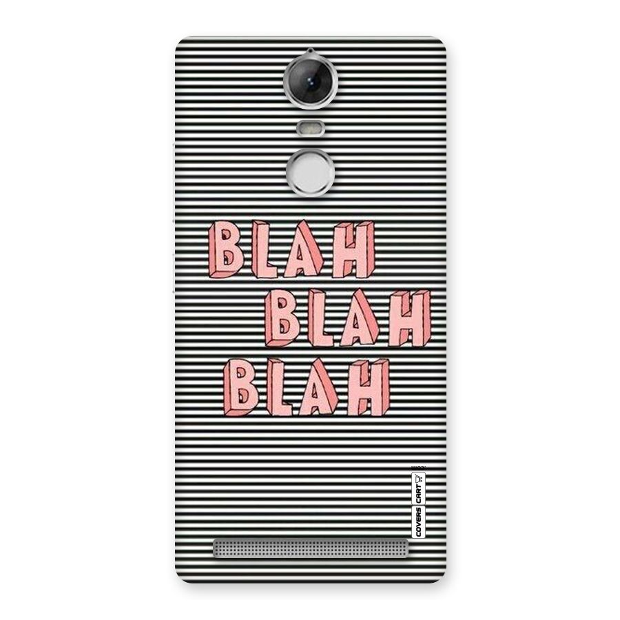 Blah Stripes Back Case for Vibe K5 Note