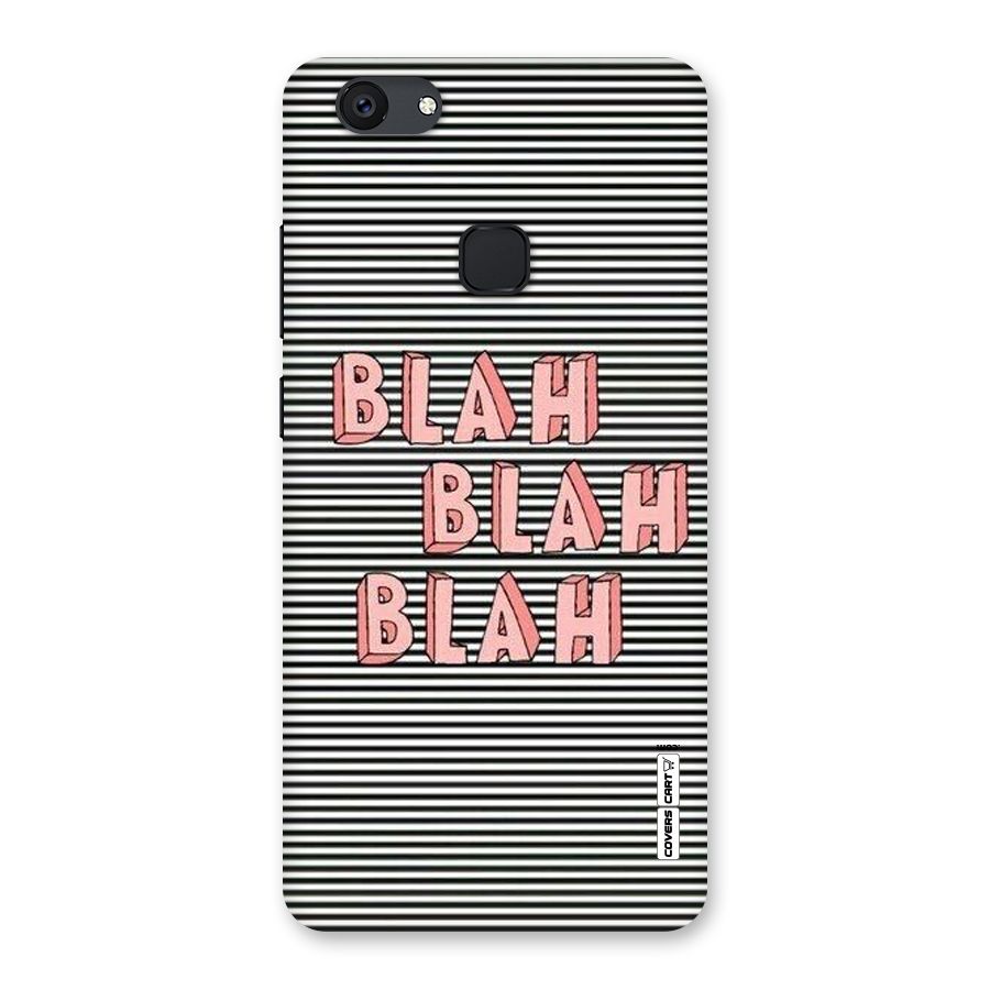 Blah Stripes Back Case for Vivo V7 Plus