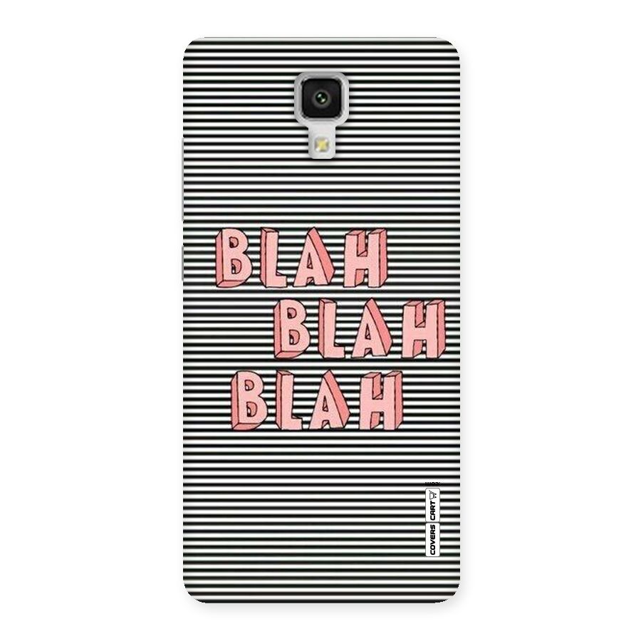 Blah Stripes Back Case for Xiaomi Mi 4
