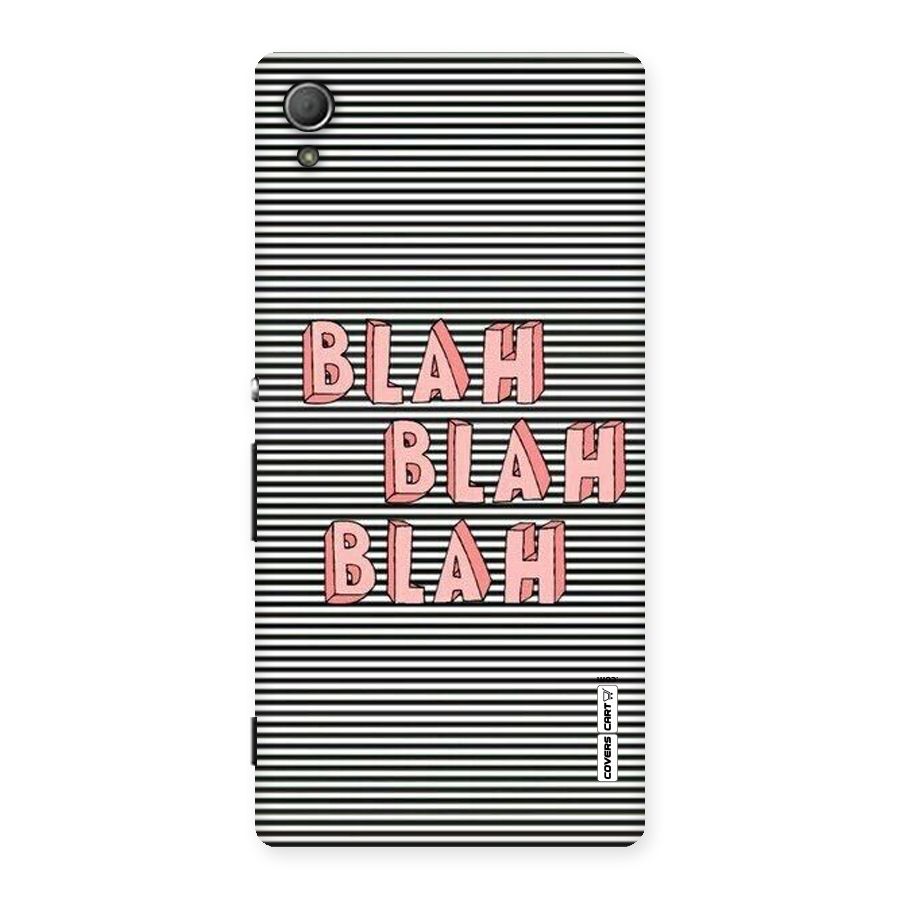 Blah Stripes Back Case for Xperia Z3 Plus