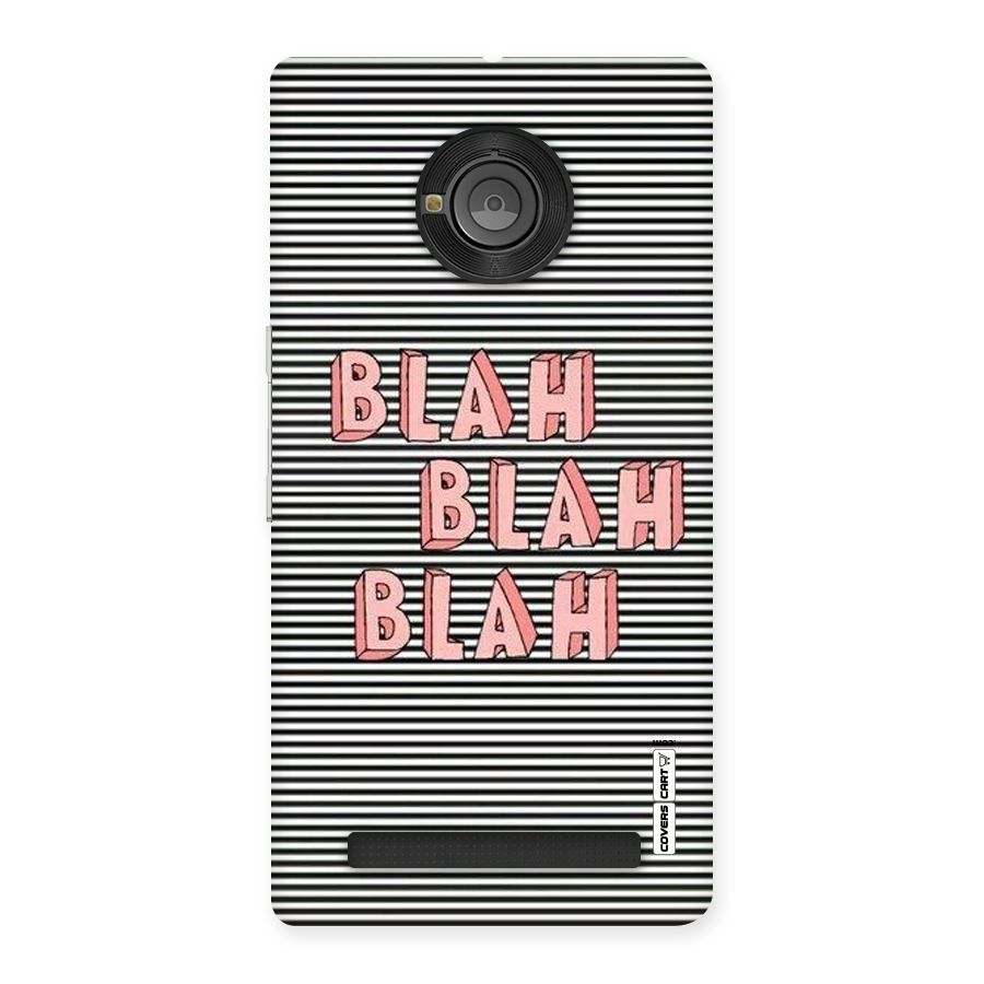 Blah Stripes Back Case for Yu Yuphoria