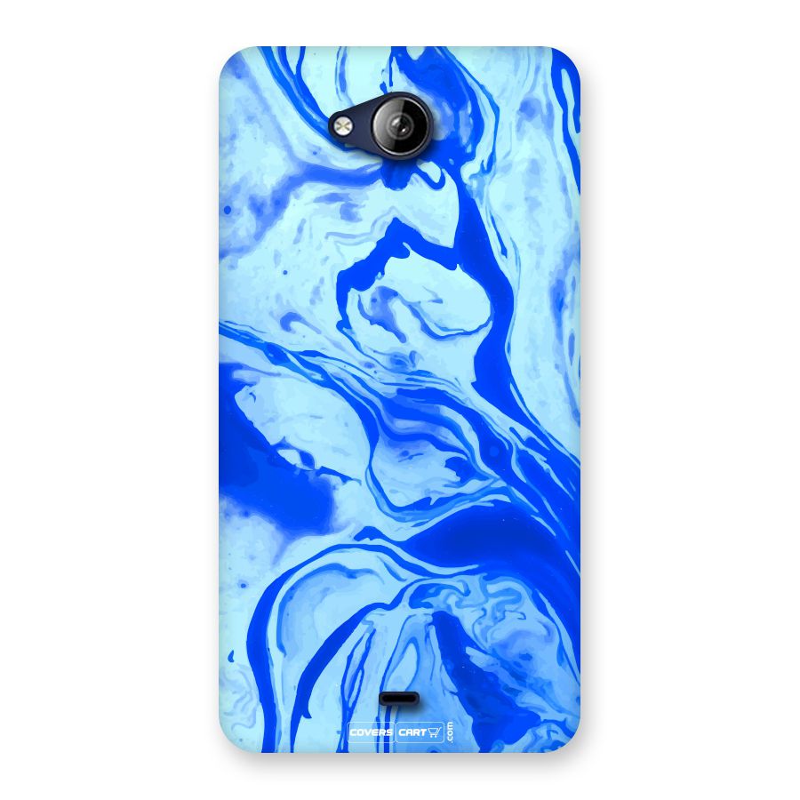 Blaze Blue Marble Texture Back Case for Canvas Play Q355