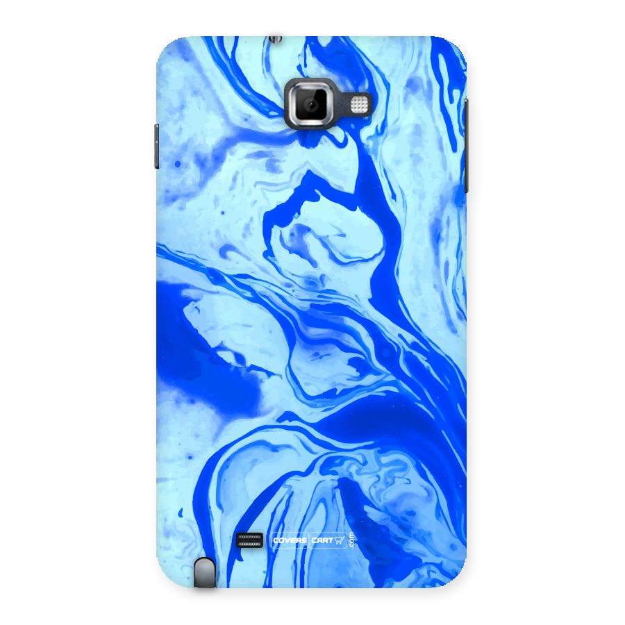 Blaze Blue Marble Texture Back Case for Galaxy Note