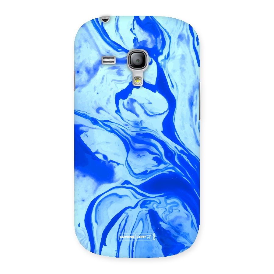 Blaze Blue Marble Texture Back Case for Galaxy S3 Mini
