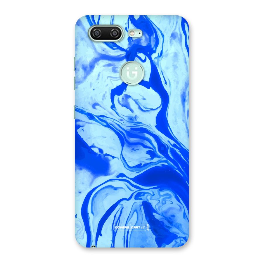 Blaze Blue Marble Texture Back Case for Gionee S10