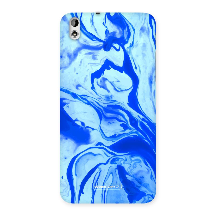 Blaze Blue Marble Texture Back Case for HTC Desire 816s