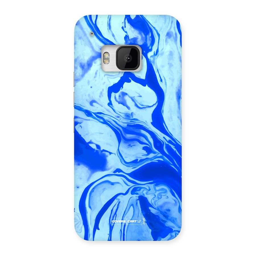 Blaze Blue Marble Texture Back Case for HTC One M9