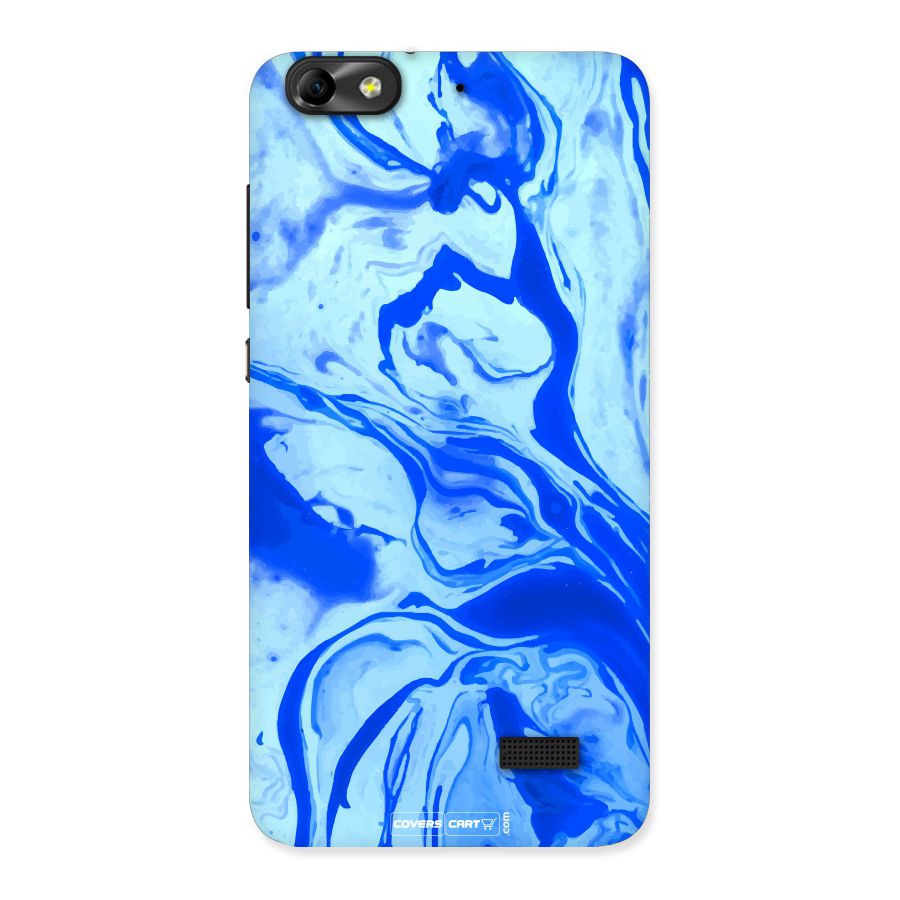 Blaze Blue Marble Texture Back Case for Honor 4C