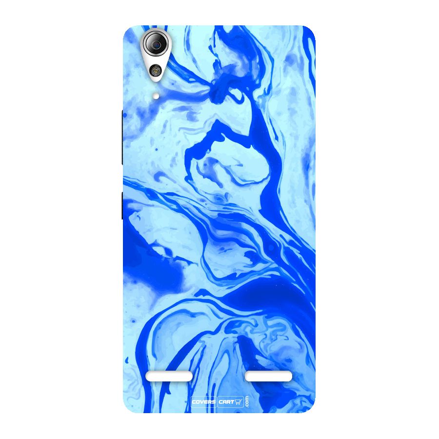 Blaze Blue Marble Texture Back Case for Lenovo A6000