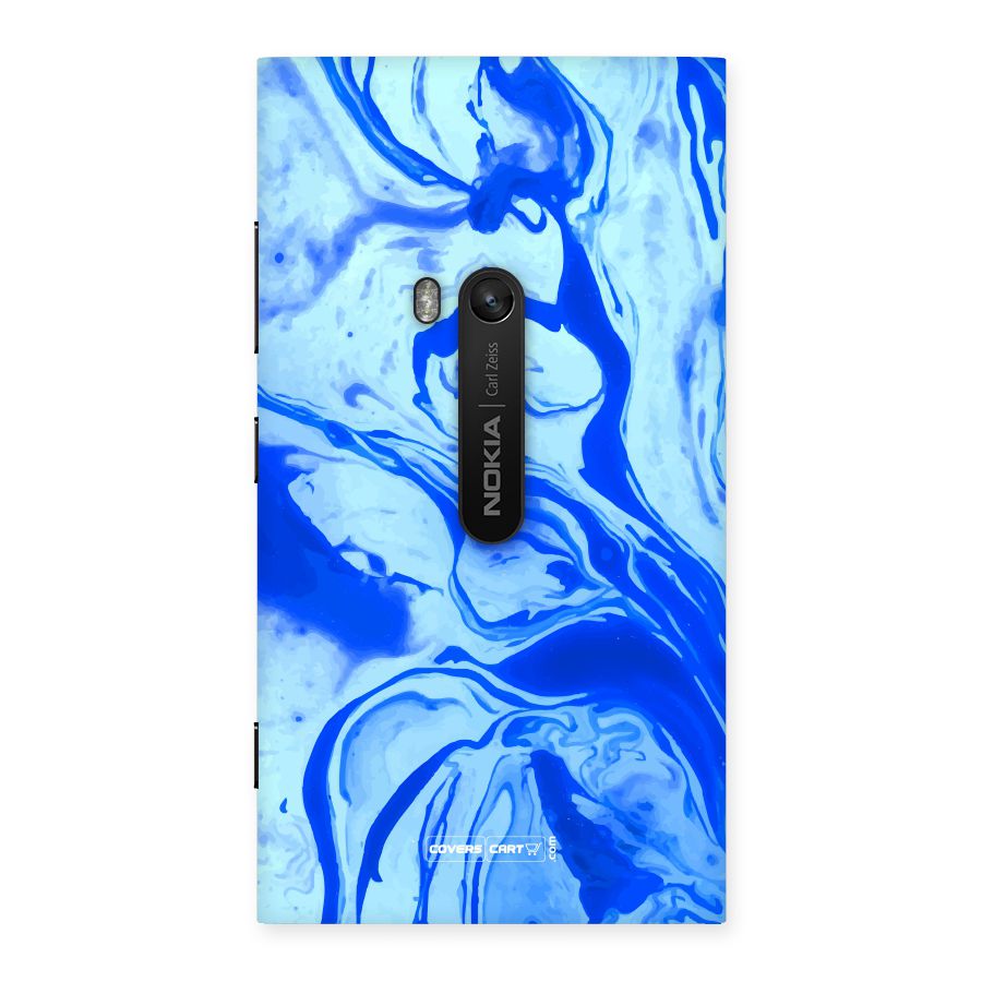 Blaze Blue Marble Texture Back Case for Lumia 920