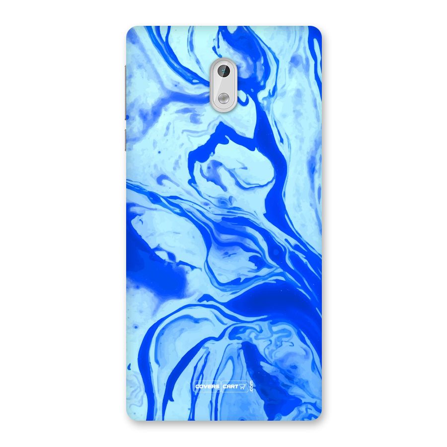 Blaze Blue Marble Texture Back Case for Nokia 3