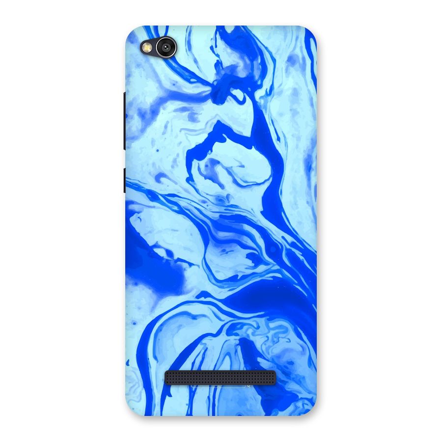 Blaze Blue Marble Texture Back Case for Redmi 4A