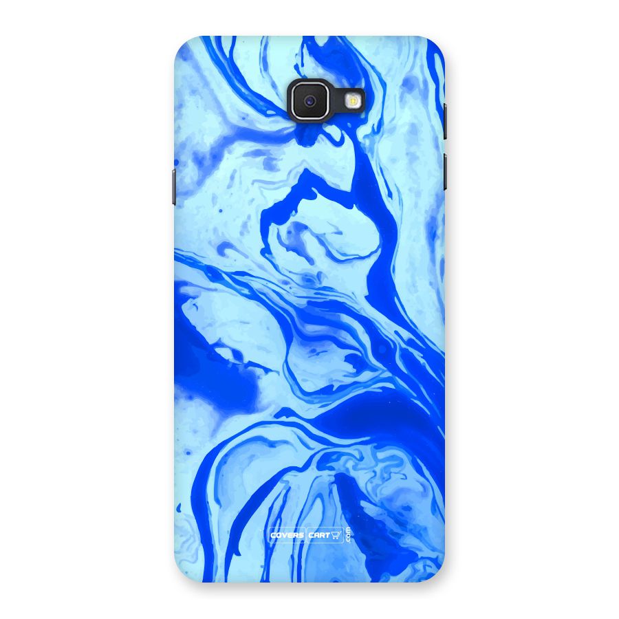 Blaze Blue Marble Texture Back Case for Samsung Galaxy J7 Prime