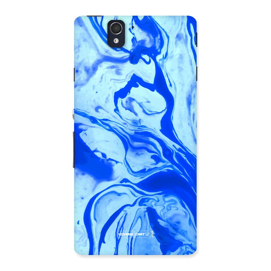 Blaze Blue Marble Texture Back Case for Sony Xperia Z