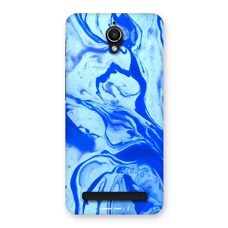 Blaze Blue Marble Texture Back Case for Zenfone Go