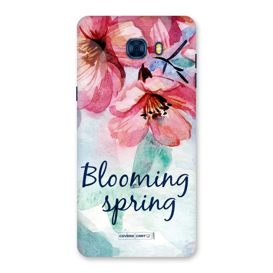 Blooming Spring Back Case for Galaxy C7 Pro