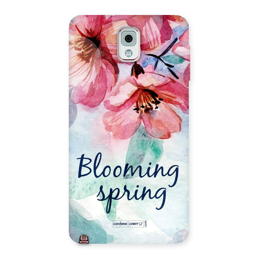 Blooming Spring Back Case for Galaxy Note 3