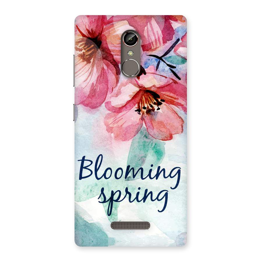 Blooming Spring Back Case for Gionee S6s