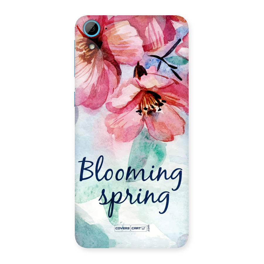 Blooming Spring Back Case for HTC Desire 826