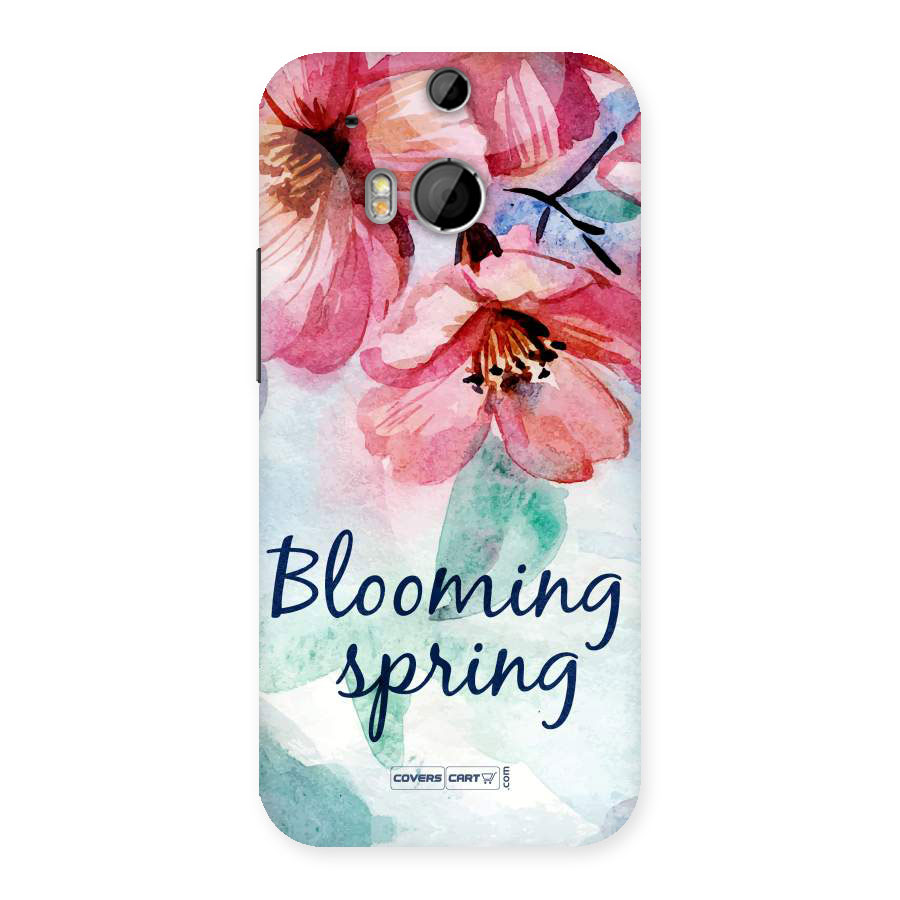 Blooming Spring Back Case for HTC One M8