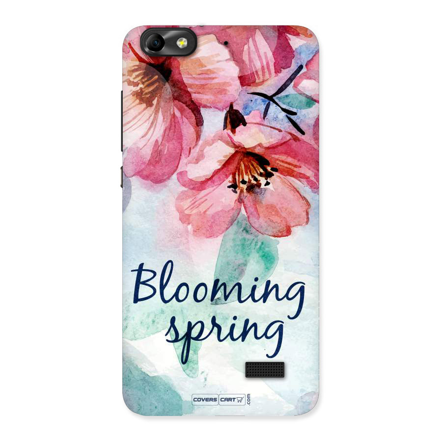 Blooming Spring Back Case for Honor 4C