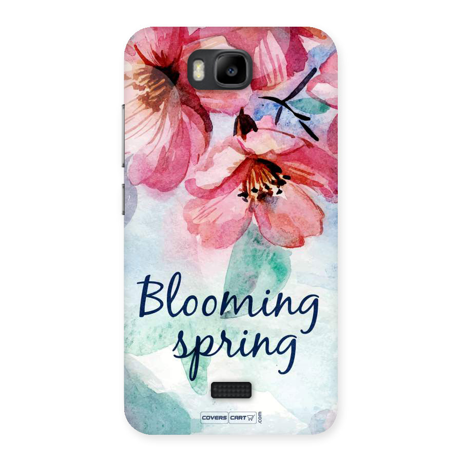 Blooming Spring Back Case for Honor Bee