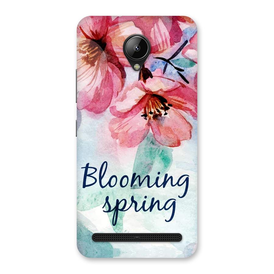 Blooming Spring Back Case for Lenovo C2