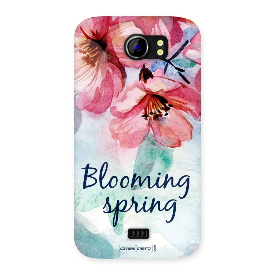 Blooming Spring Back Case for Micromax Canvas 2 A110