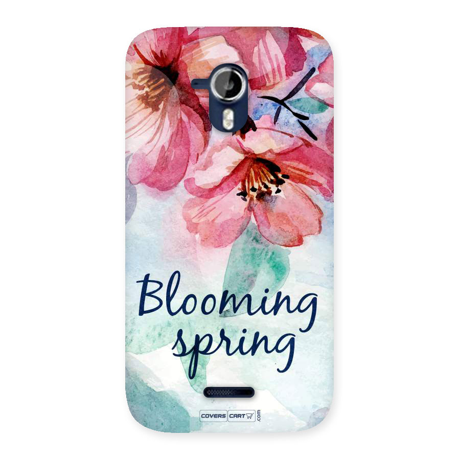 Blooming Spring Back Case for Micromax Canvas Magnus A117