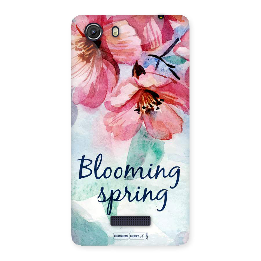 Blooming Spring Back Case for Micromax Unite 3