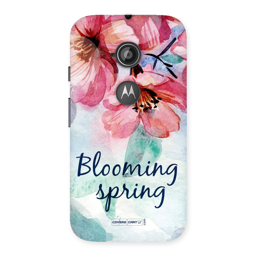 Blooming Spring Back Case for Moto E 2nd Gen