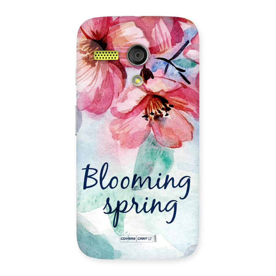 Blooming Spring Back Case for Moto G