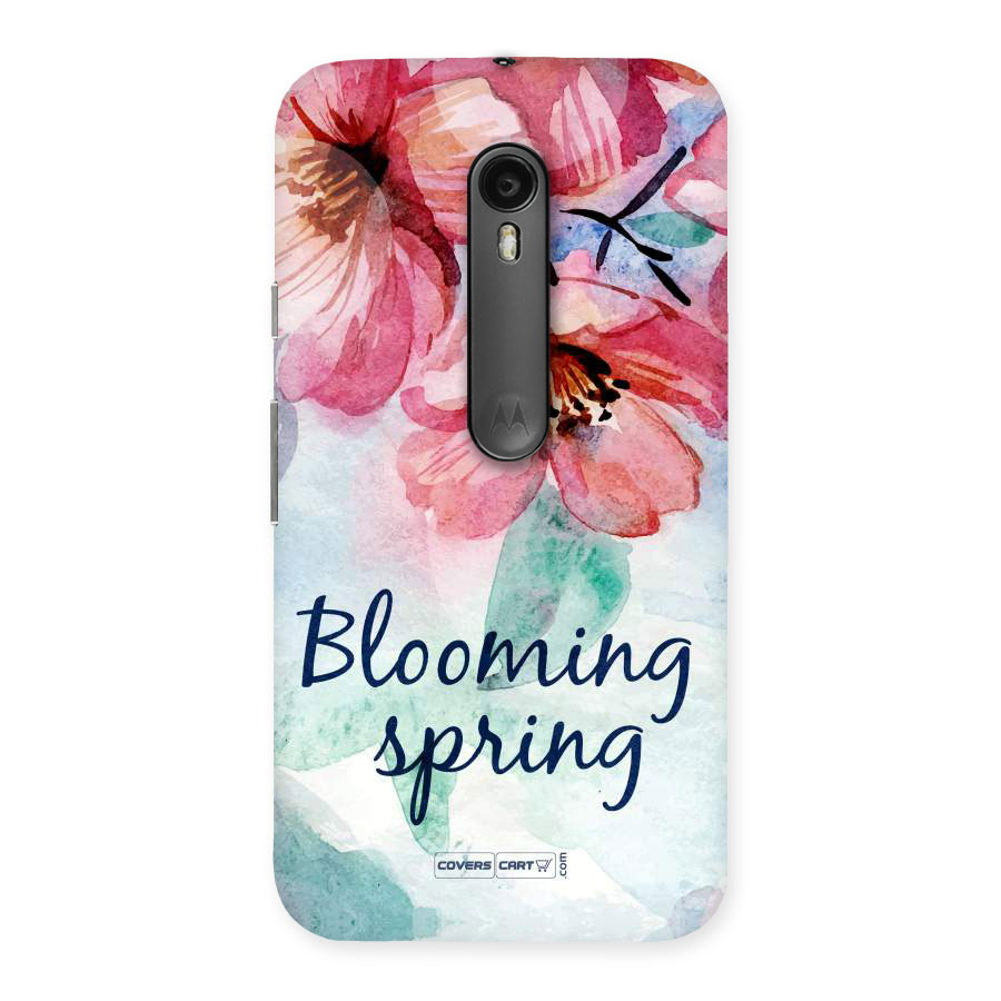 Blooming Spring Back Case for Moto G3