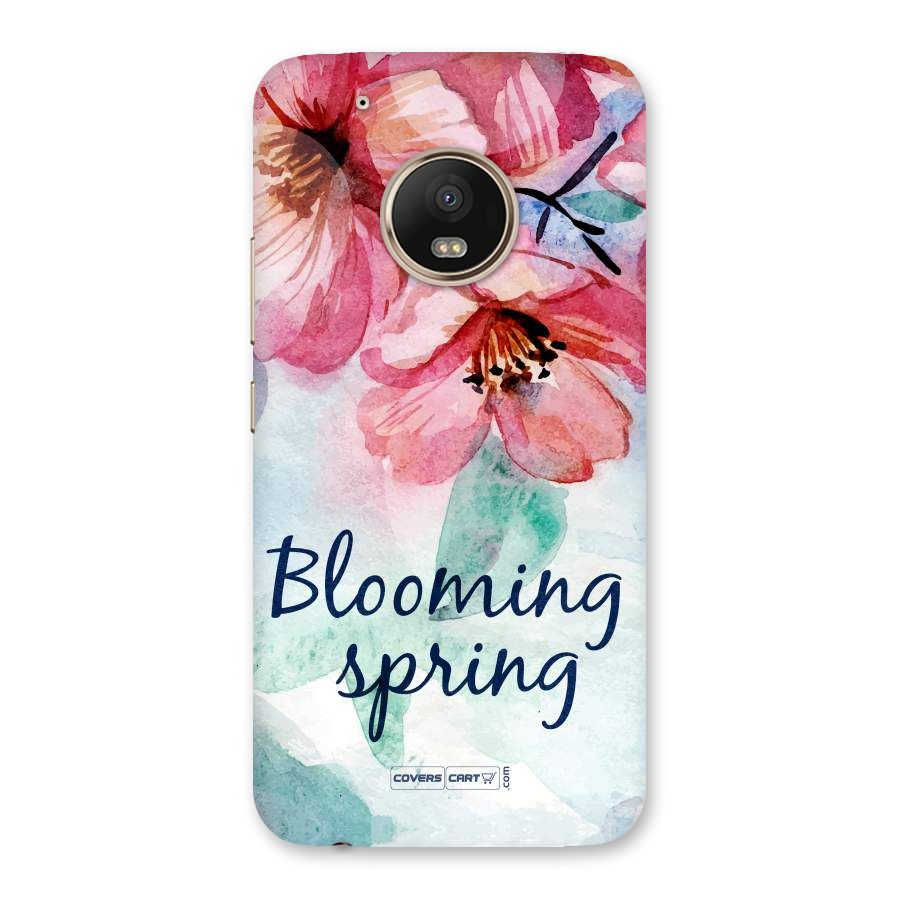 Blooming Spring Back Case for Moto G5 Plus