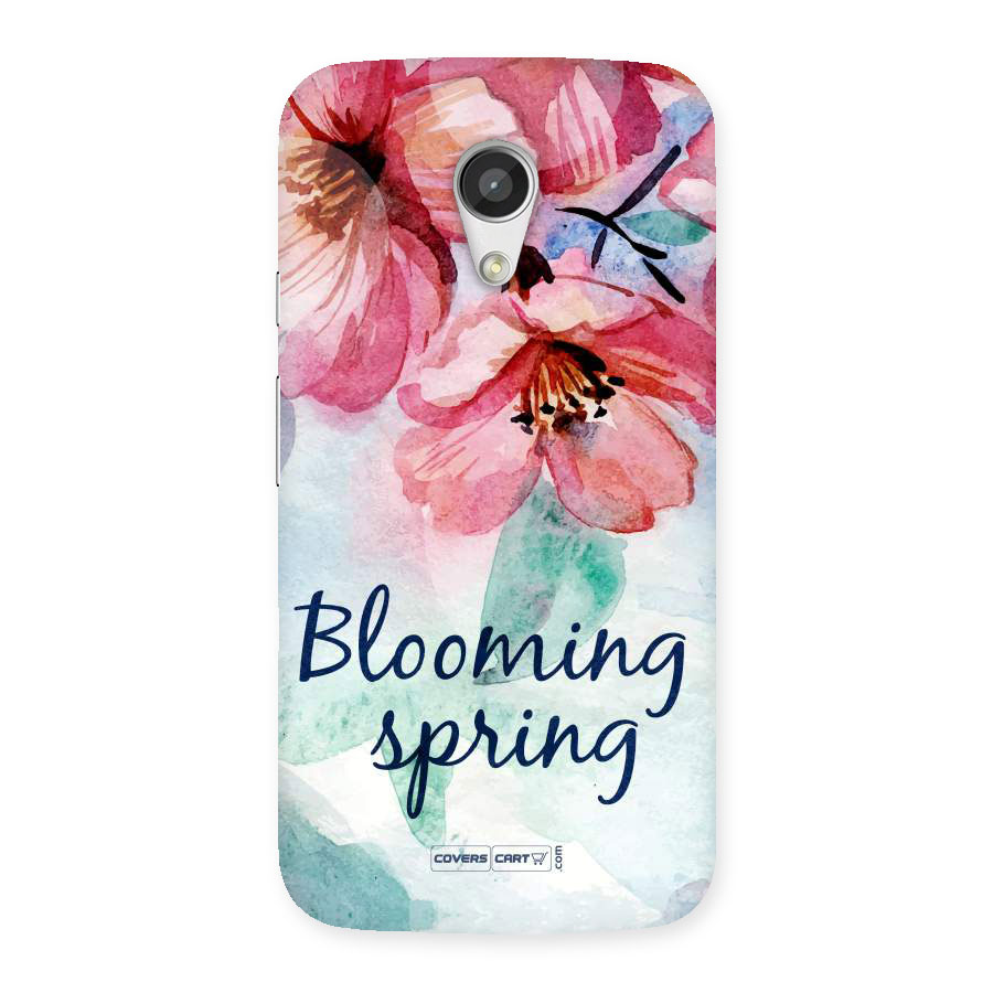 Blooming Spring Back Case for Moto G 2nd Gen