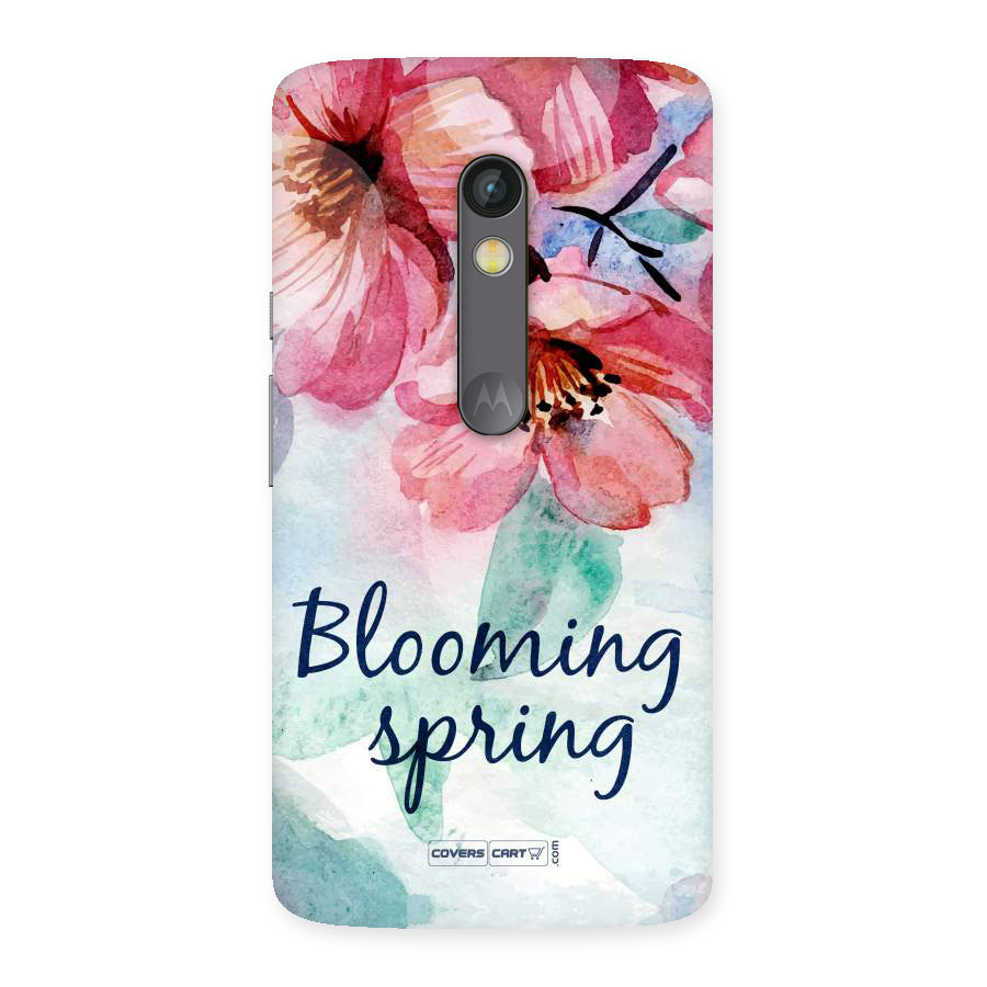 Blooming Spring Back Case for Moto X Play