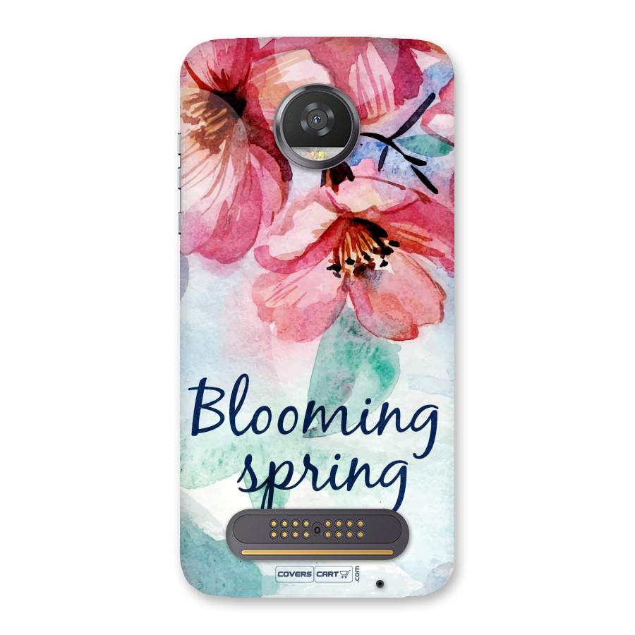 Blooming Spring Back Case for Moto Z2 Play